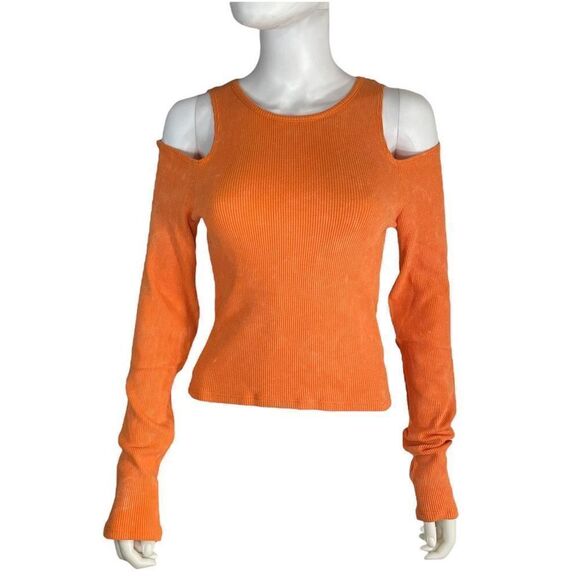 Daydreamer Women’s XL Cold Shoulder Long Sleeve Pullover Sweater NWT - Picture 6 of 7